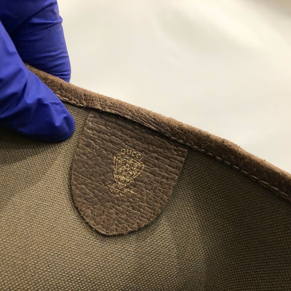 Gucci Beige and Brown vintage Tote Bag - Picture 11 of 15